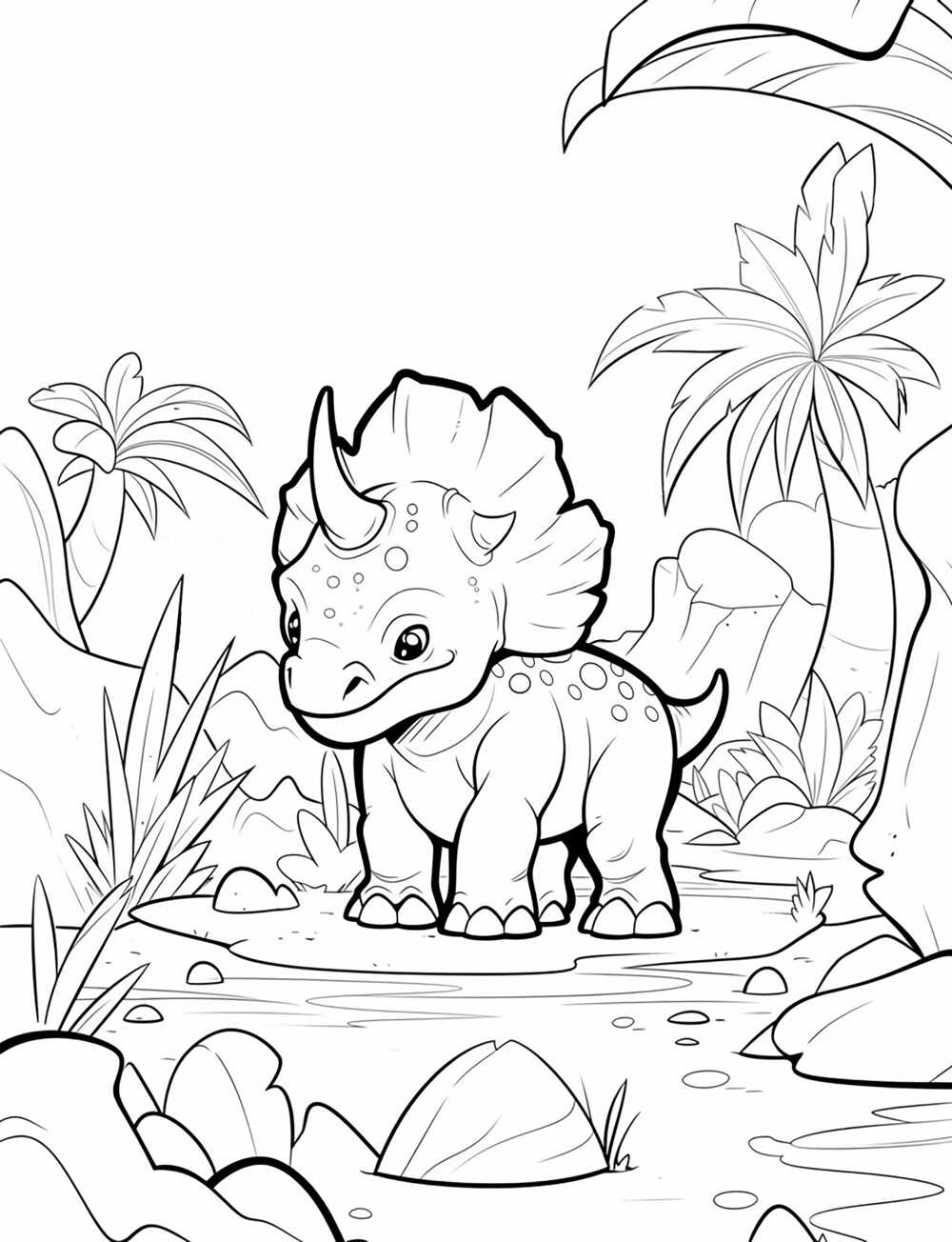 Dinasour Coloring Pages